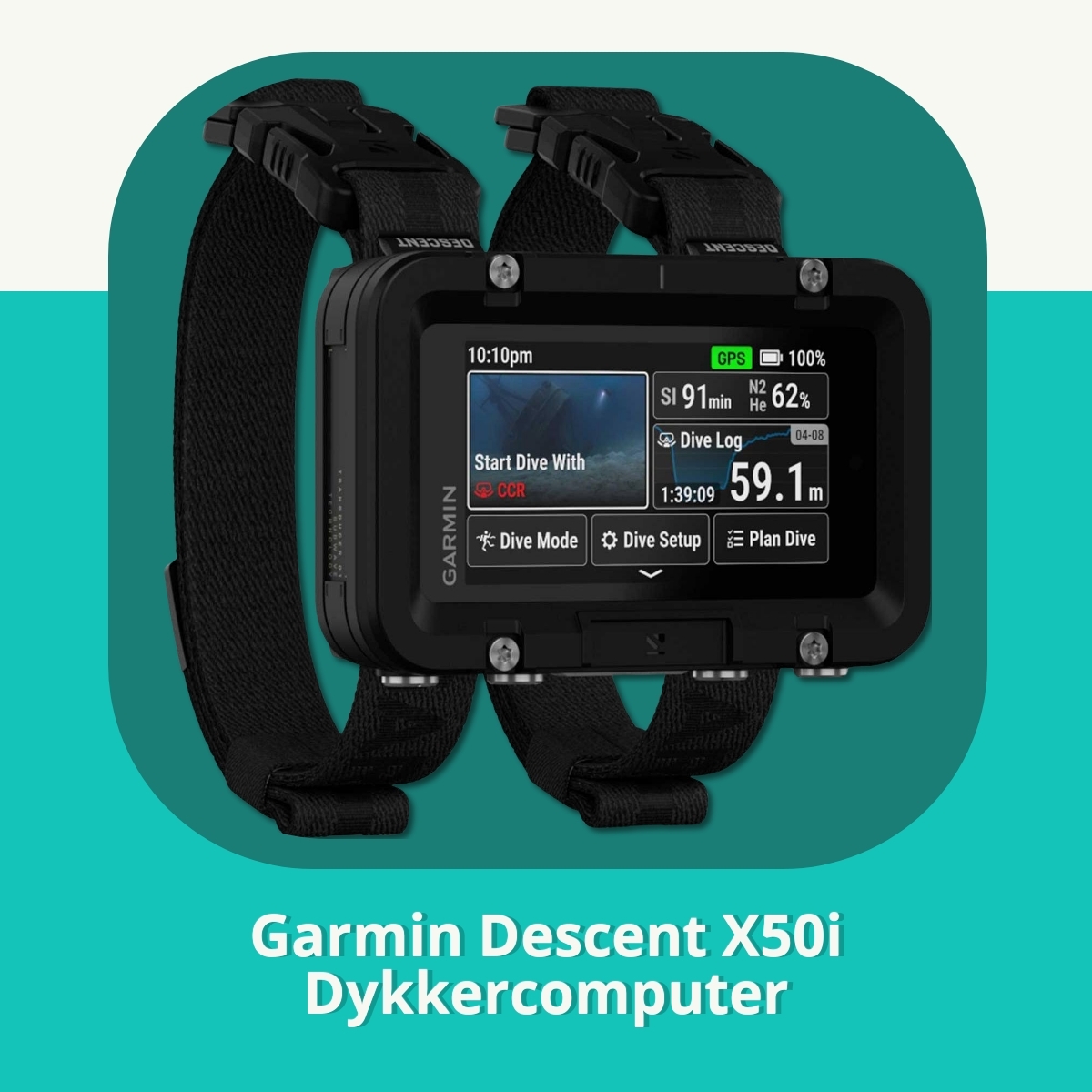 Anmeldelse af Garmin Descent X50i Dykkercomputer
