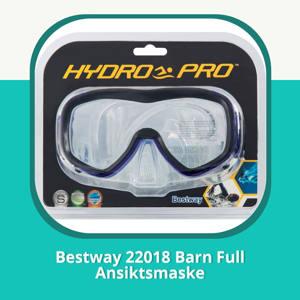 Anmeldelse af Bestway 22018 Barn Full Ansiktsmaske