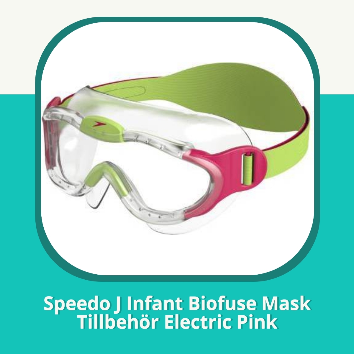 Recension af Speedo J Infant Biofuse Mask Tillbehör Electric Pink