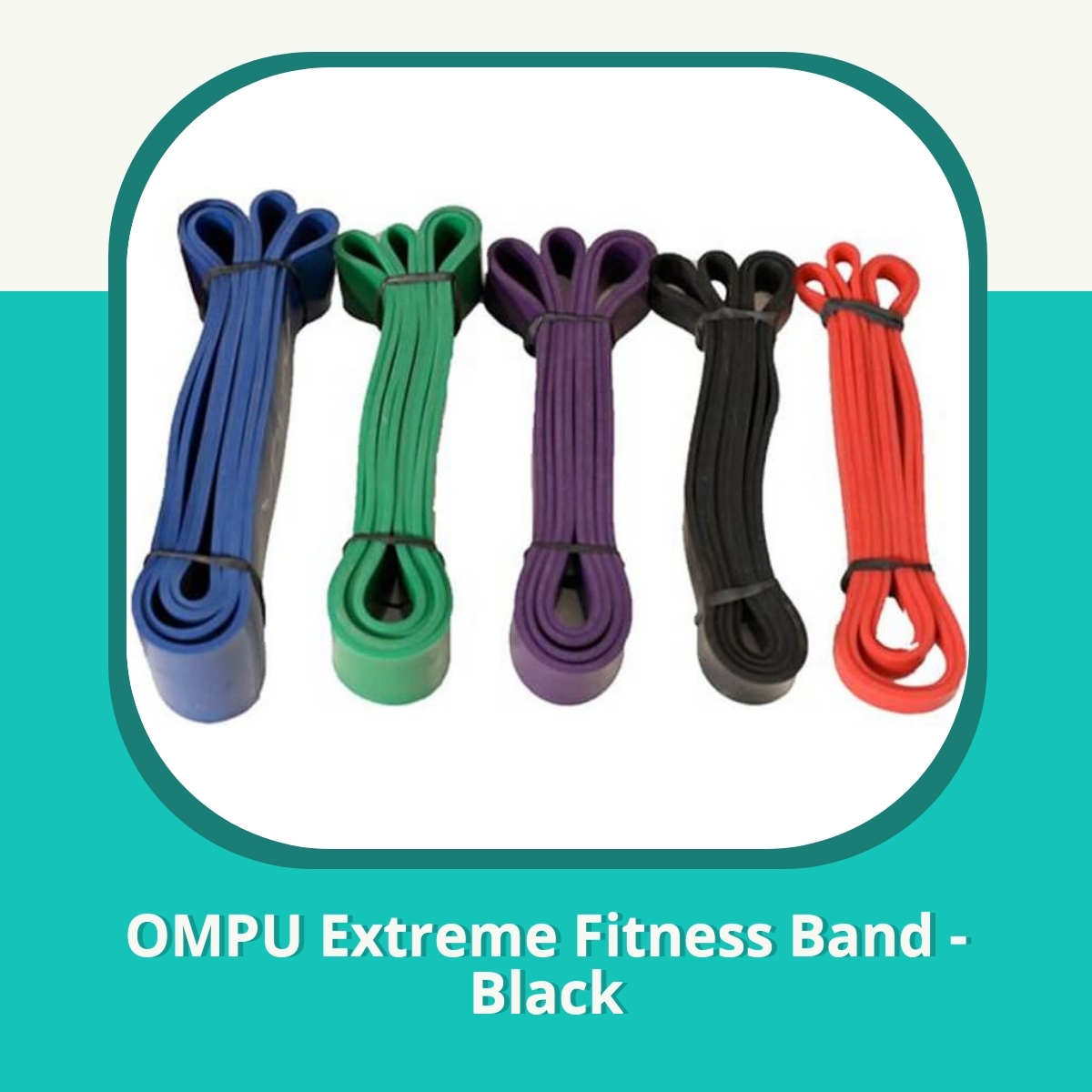 Anmeldelse af OMPU Extreme Fitness Band - Black
