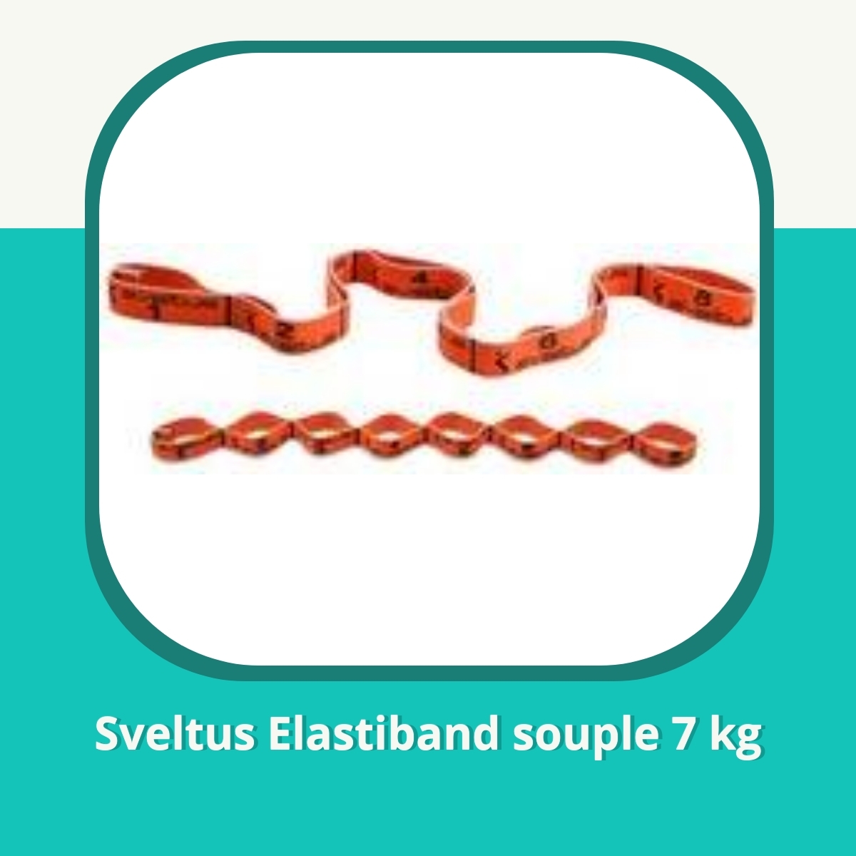 Recension af Sveltus Elastiband souple 7 kg