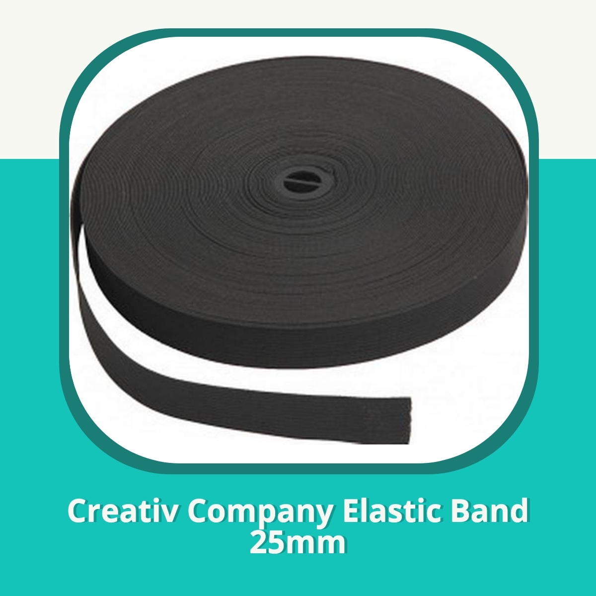 Anmeldelse af Creativ Company Elastic Band 25mm
