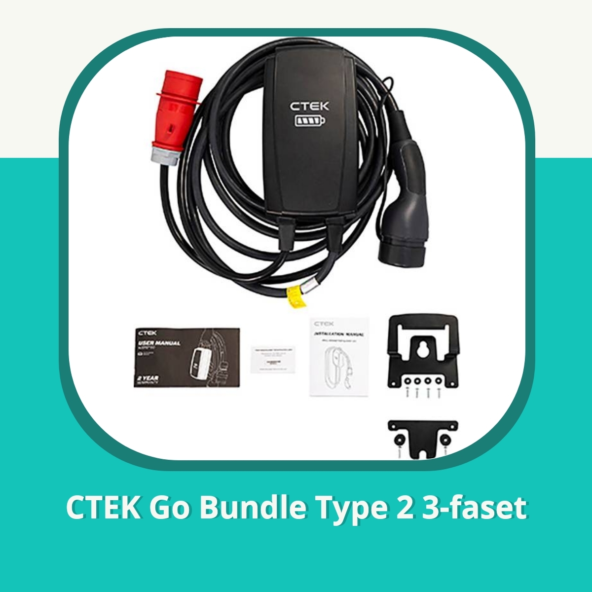 Anmeldelse af CTEK Go Bundle Type 2 3-faset