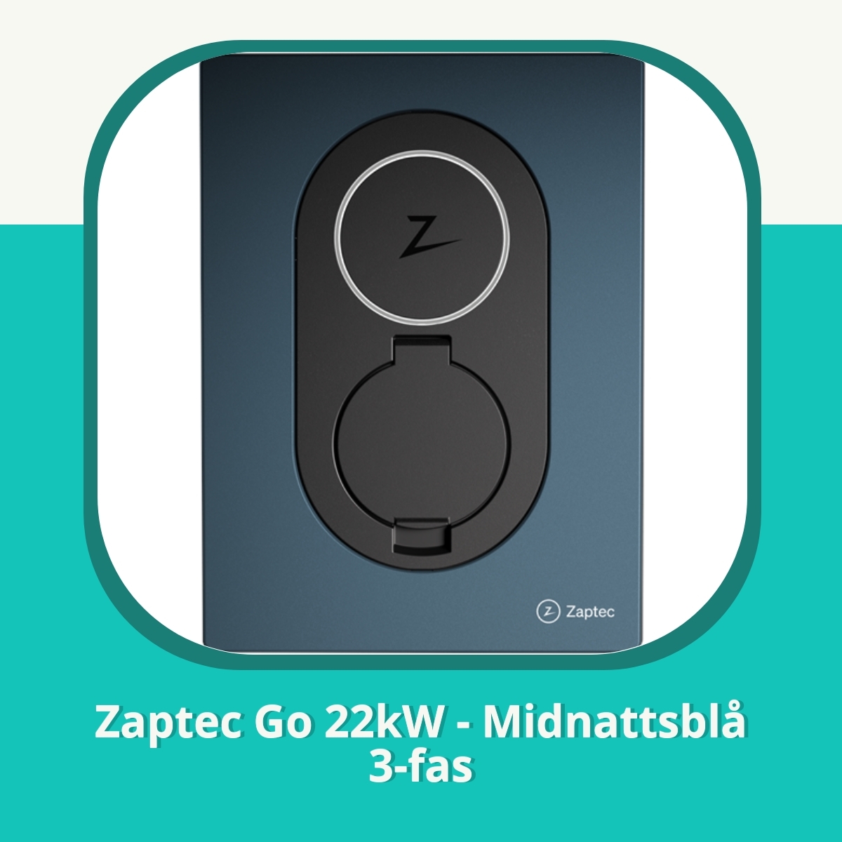 Anmeldelse af Zaptec Go 22kW - Midnattsblå 3-fas
