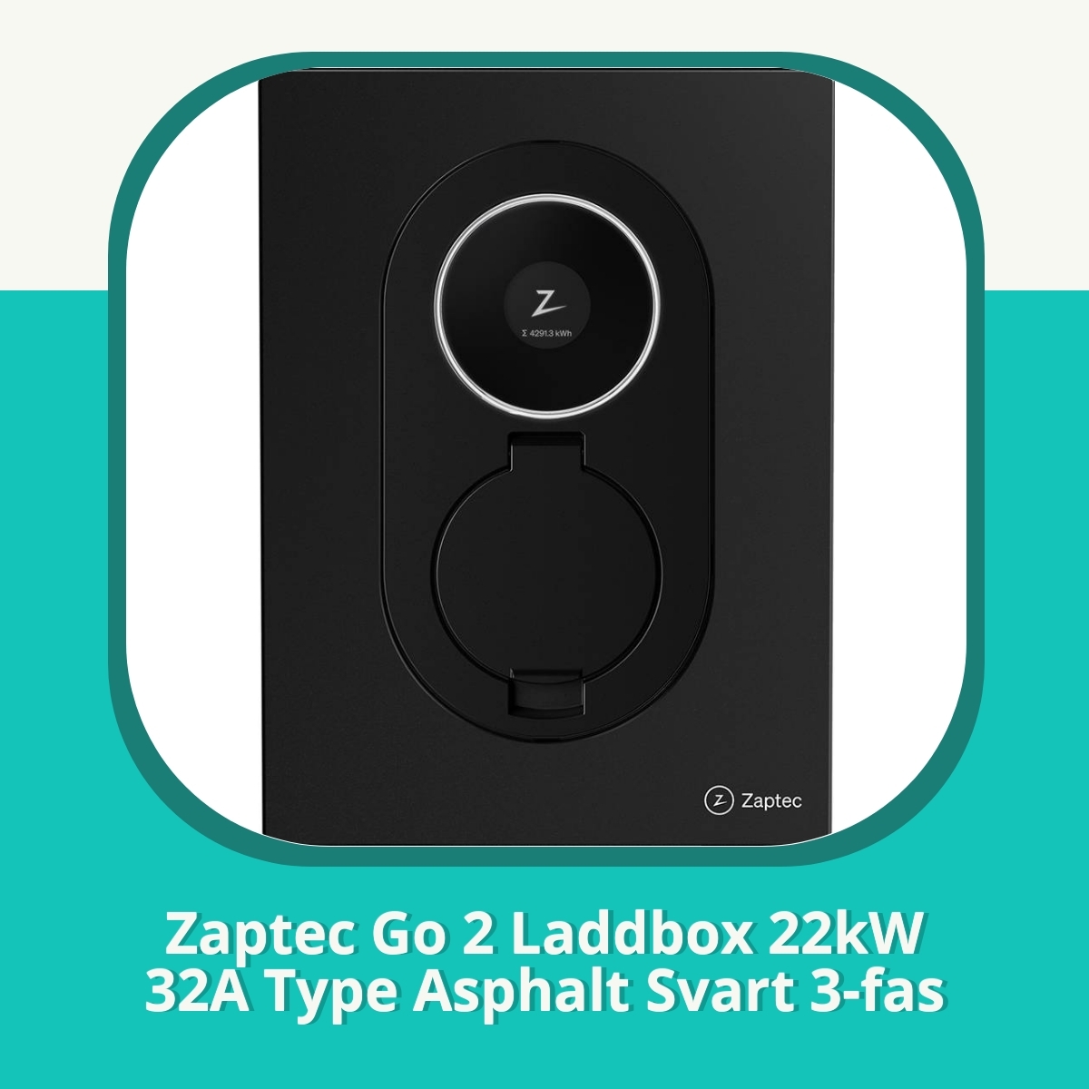 Recension af Zaptec Go 2 Laddbox 22kW 32A Type Asphalt Svart 3-fas