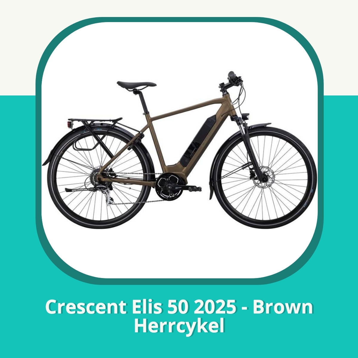 Recension af Crescent Elis 50 2025 - Brown Herrcykel