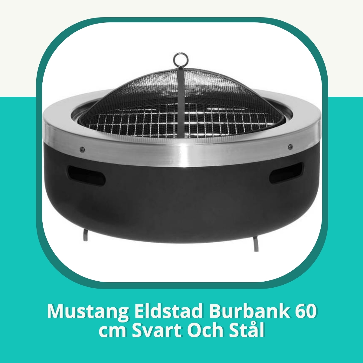 Recension af Mustang Eldstad Burbank 60 cm Svart Och Stål