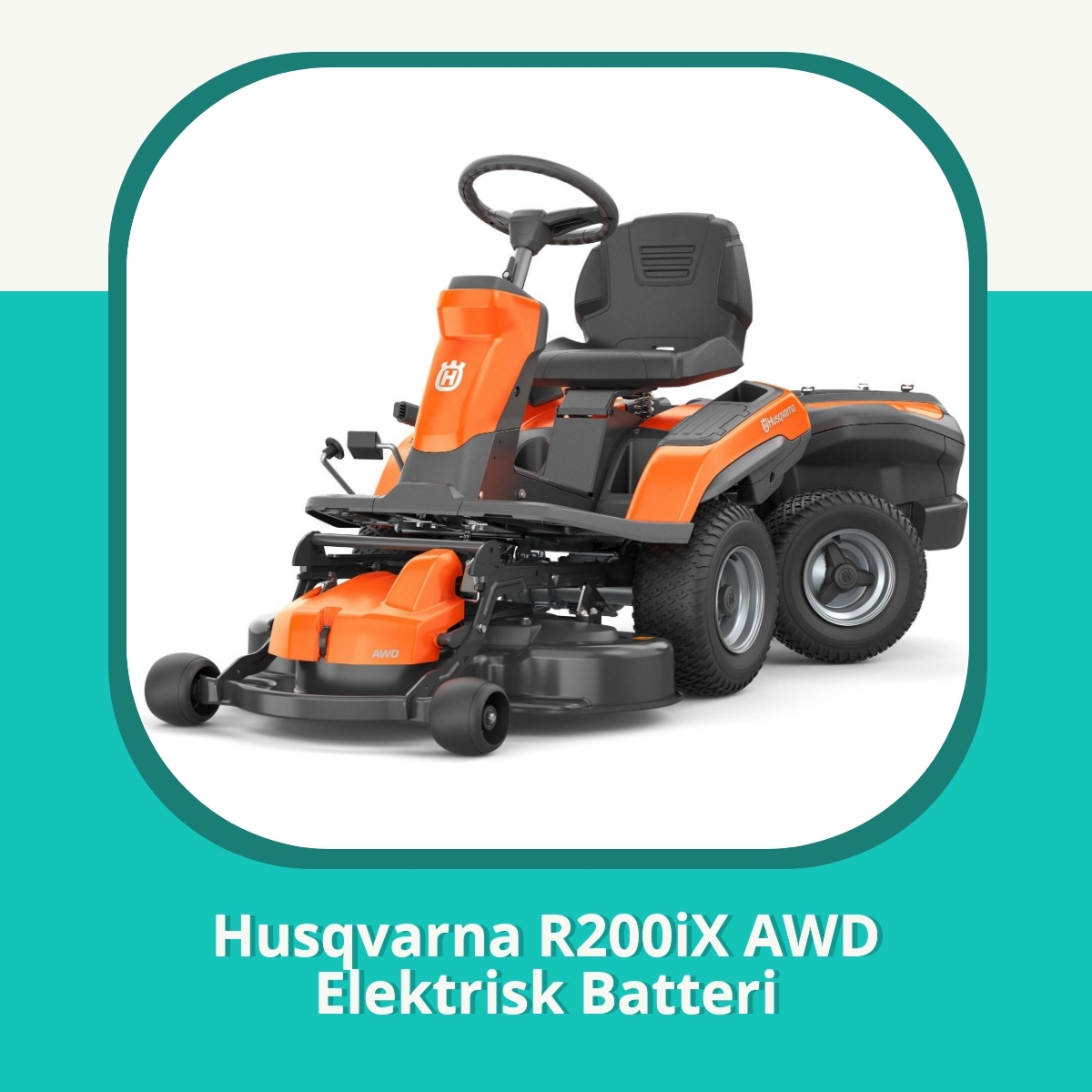 Recension af Husqvarna R200iX AWD Elektrisk Batteri