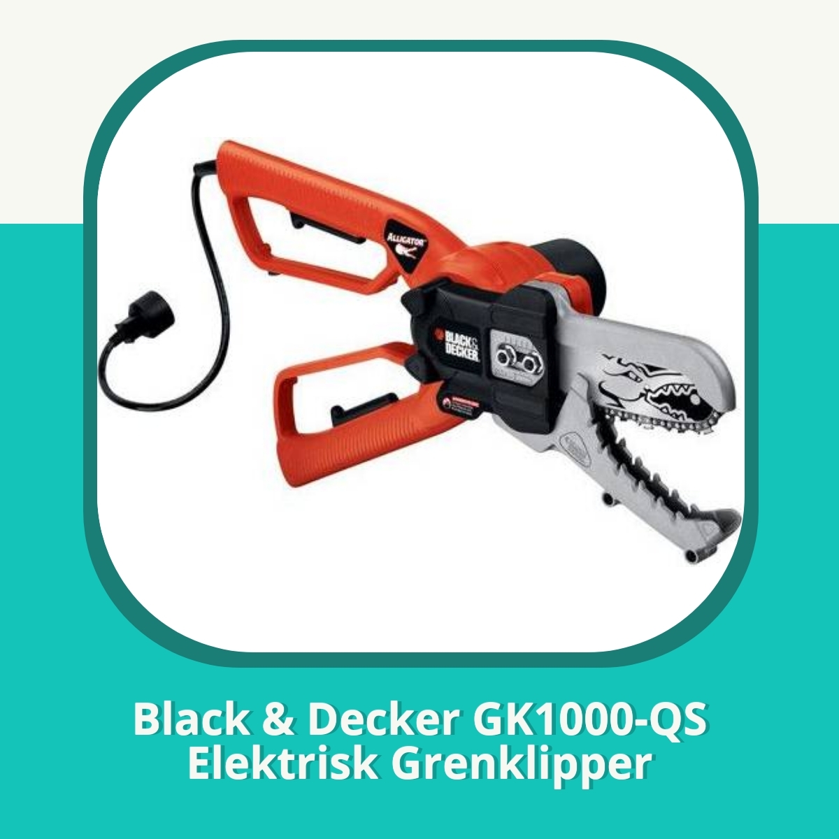 Anmeldelse af Black & Decker GK1000-QS Elektrisk Grenklipper