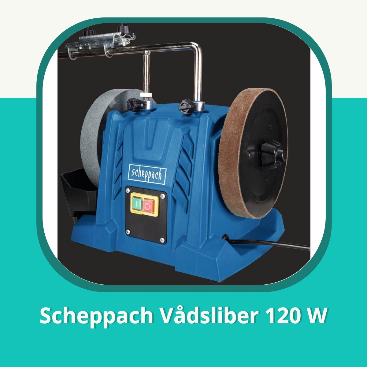 Anmeldelse af Scheppach Vådsliber 120 W
