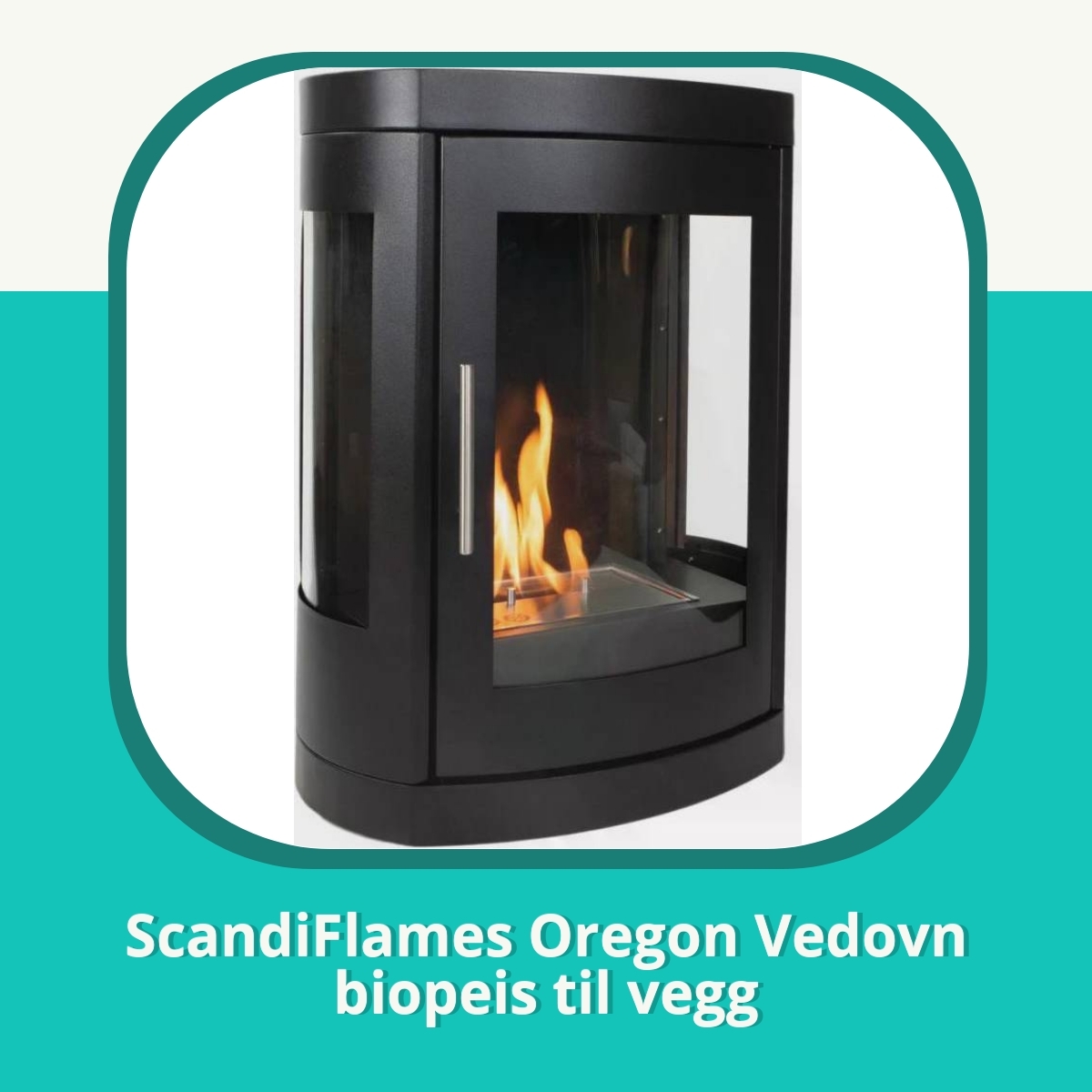 Anmeldelse af ScandiFlames Oregon Vedovn biopeis til vegg