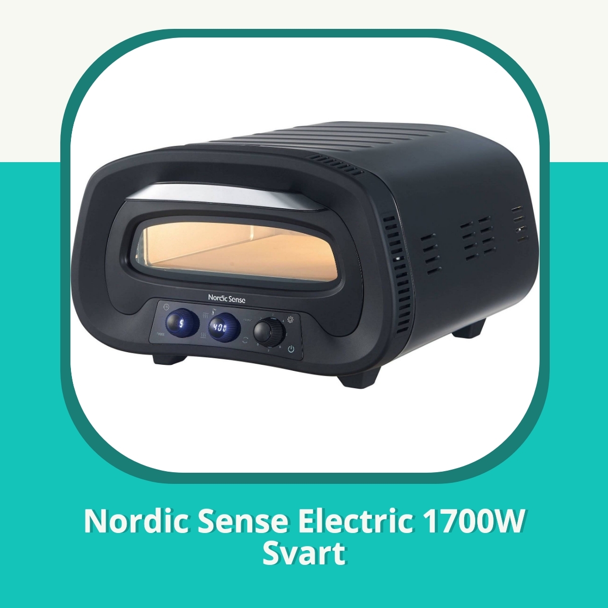 Recension af Nordic Sense Electric 1700W Svart