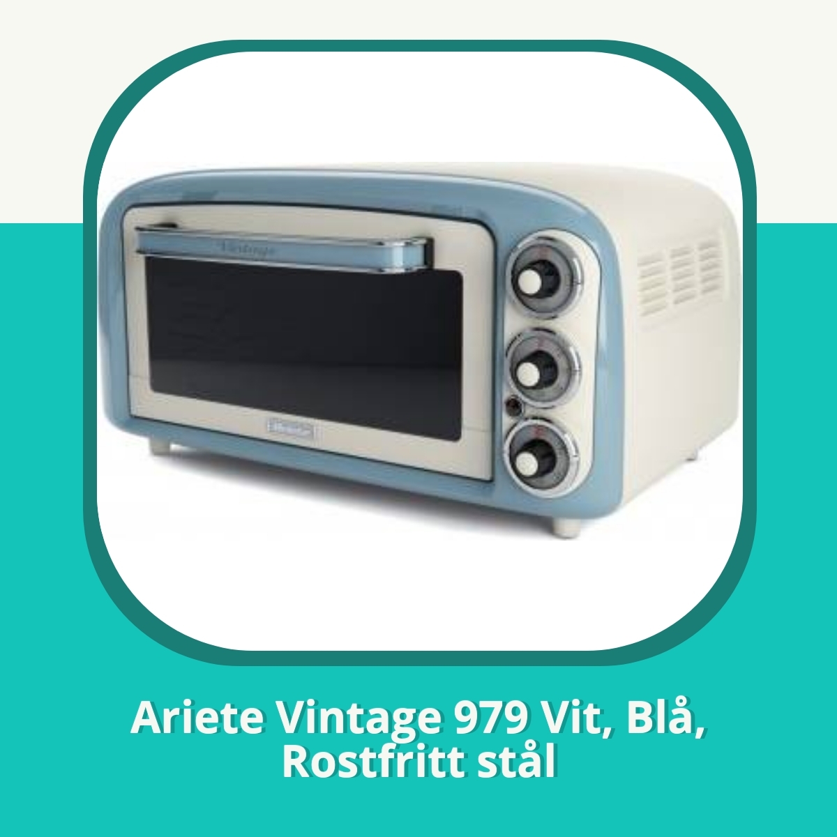 Recension af Ariete Vintage 979 Vit, Blå, Rostfritt stål