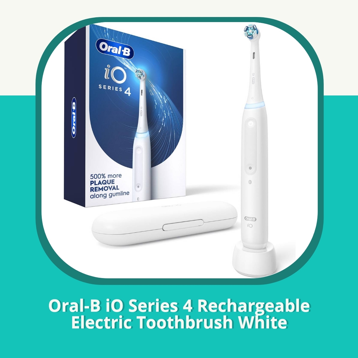 Anmeldelse af Oral-B iO Series 4 Rechargeable Electric Toothbrush White