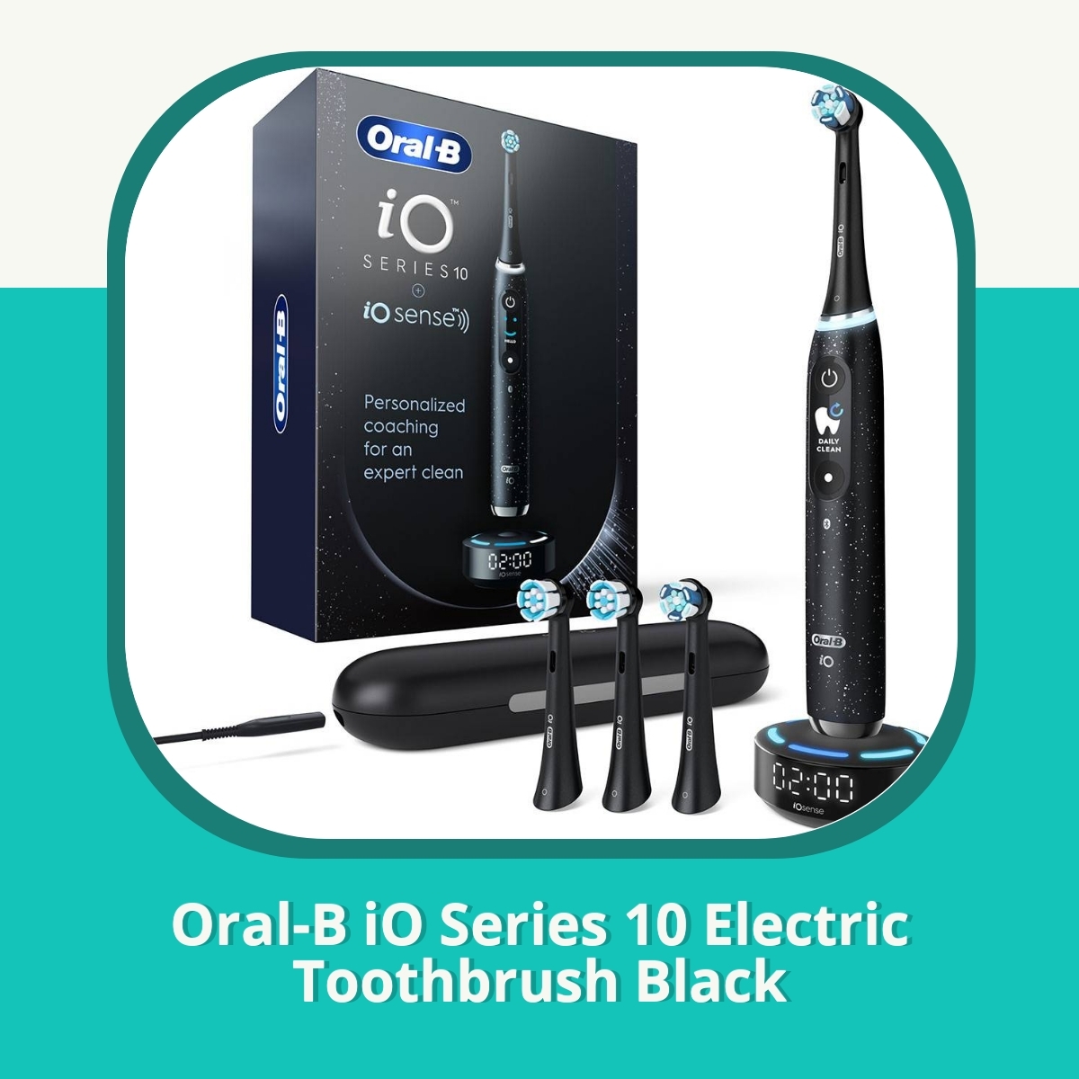 Anmeldelse af Oral-B iO Series 10 Electric Toothbrush Black