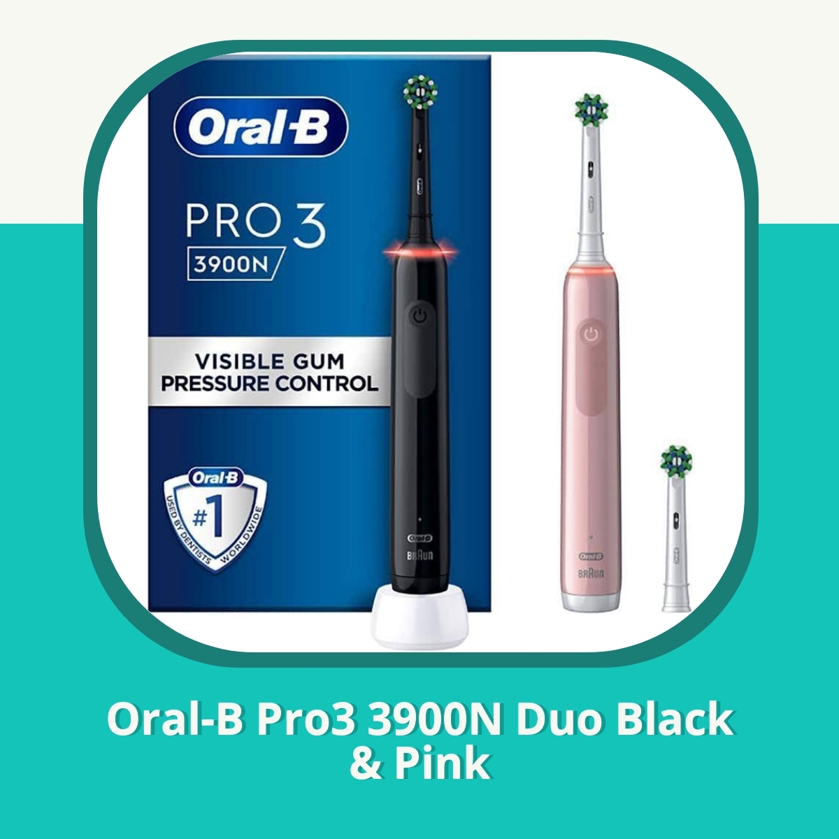 Recension Oral-B Pro3 3900N Duo Black & Pink