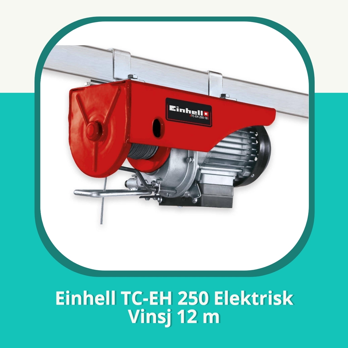 Anmeldelse af Einhell TC-EH 250 Elektrisk Vinsj 12 m