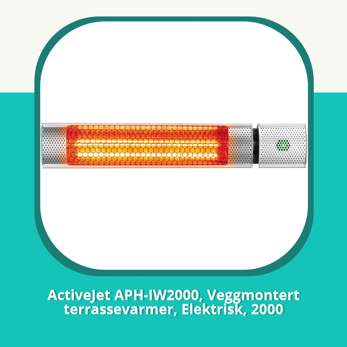 Anmeldelse af ActiveJet APH-IW2000, Veggmontert terrassevarmer, Elektrisk, 2000