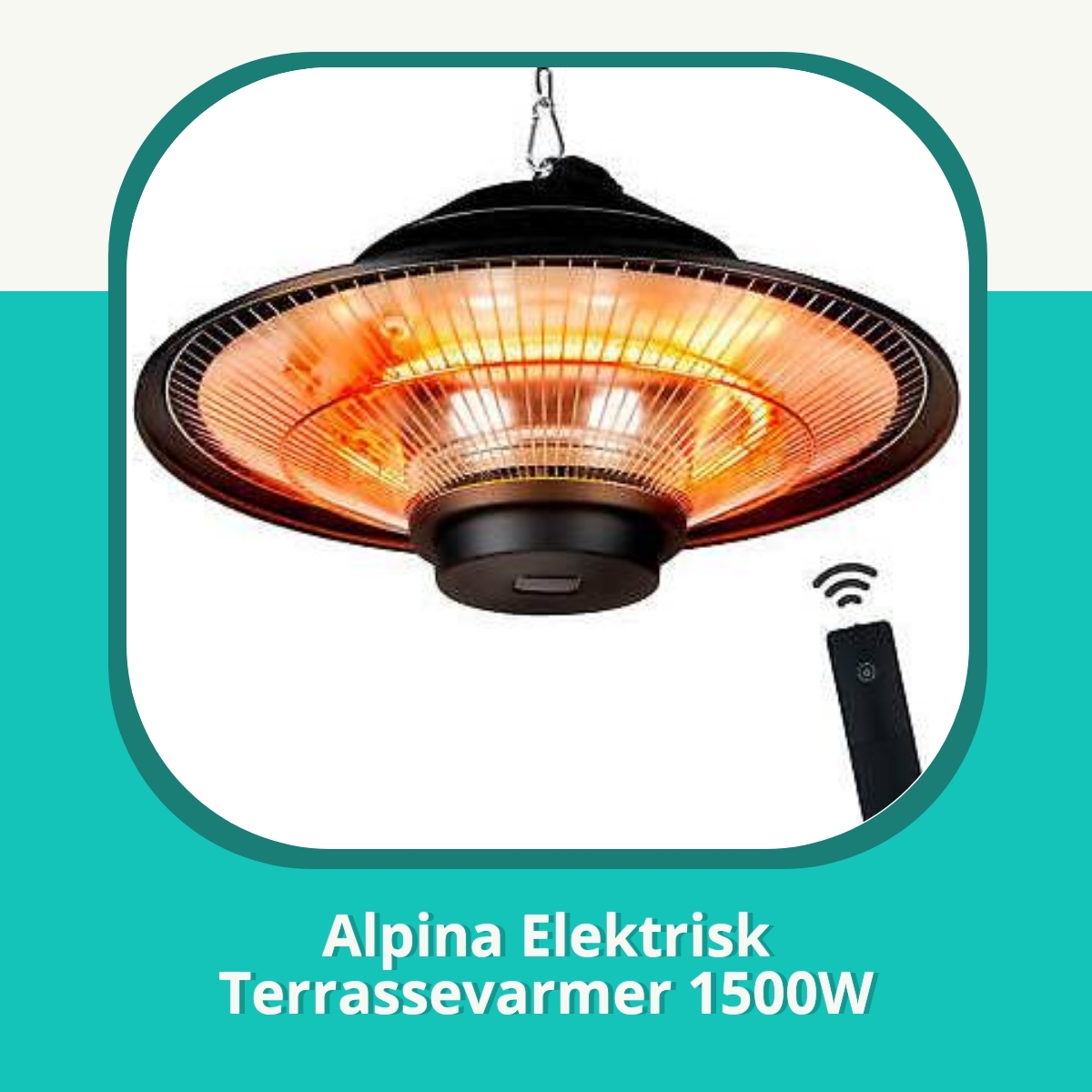 Anmeldelse af Alpina Elektrisk Terrassevarmer 1500W