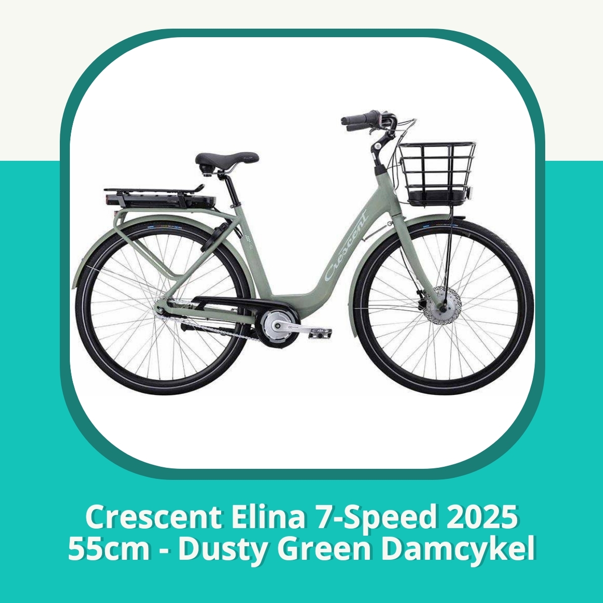 Recension af Crescent Elina 7-Speed 2025 55cm - Dusty Green Damcykel