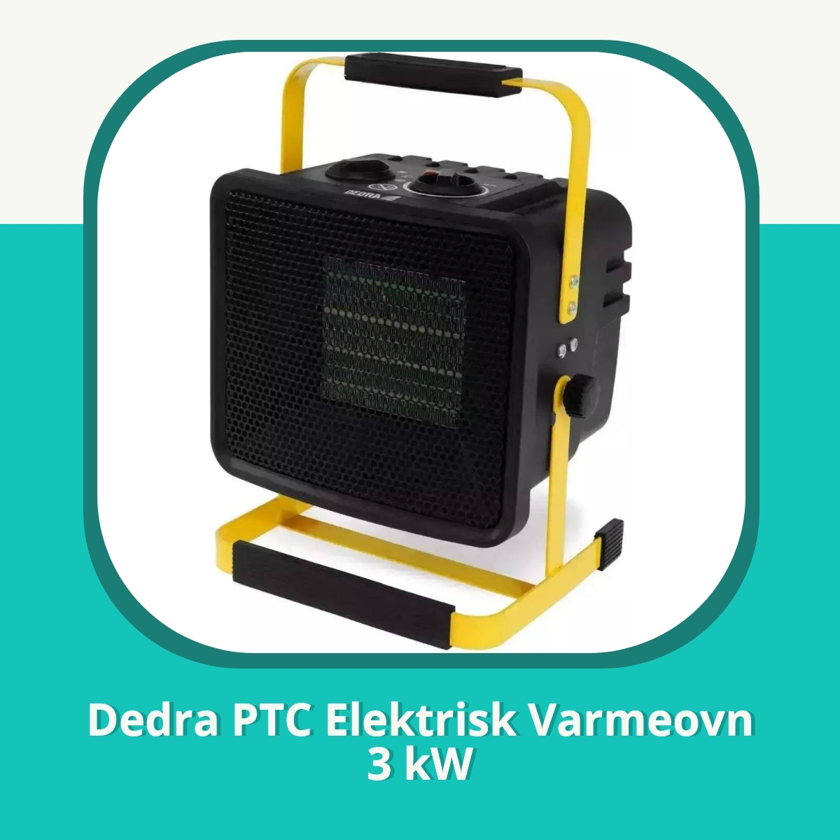 Anmeldelse af Dedra PTC Elektrisk Varmeovn 3 kW