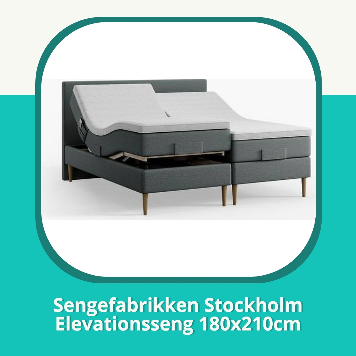 Anmeldelse af Sengefabrikken Stockholm Elevationsseng 180x210cm