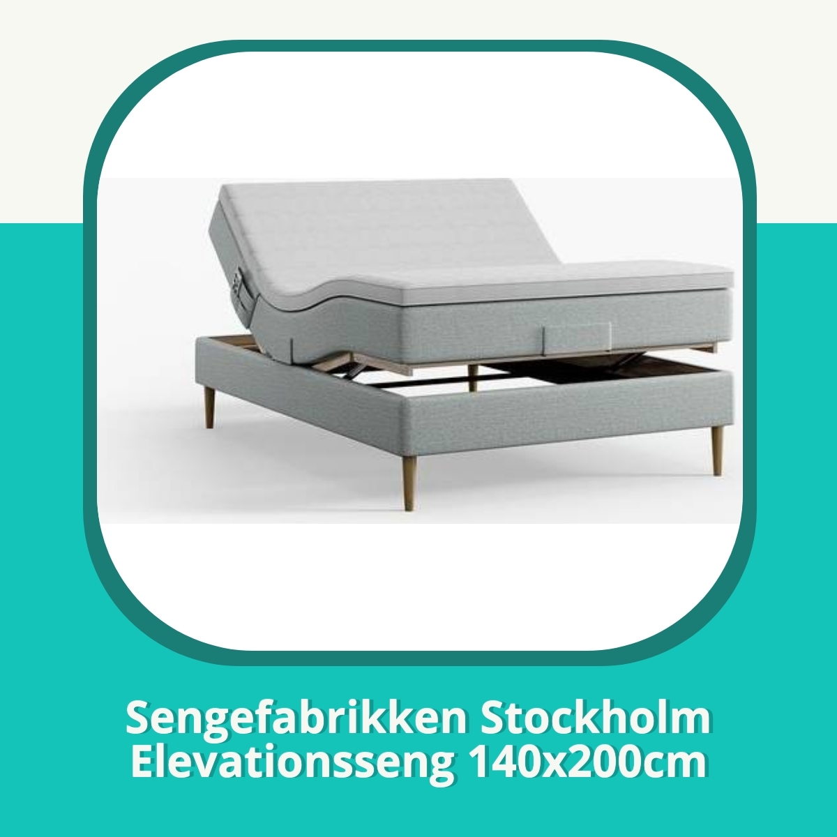 Anmeldelse af Sengefabrikken Stockholm Elevationsseng 140x200cm