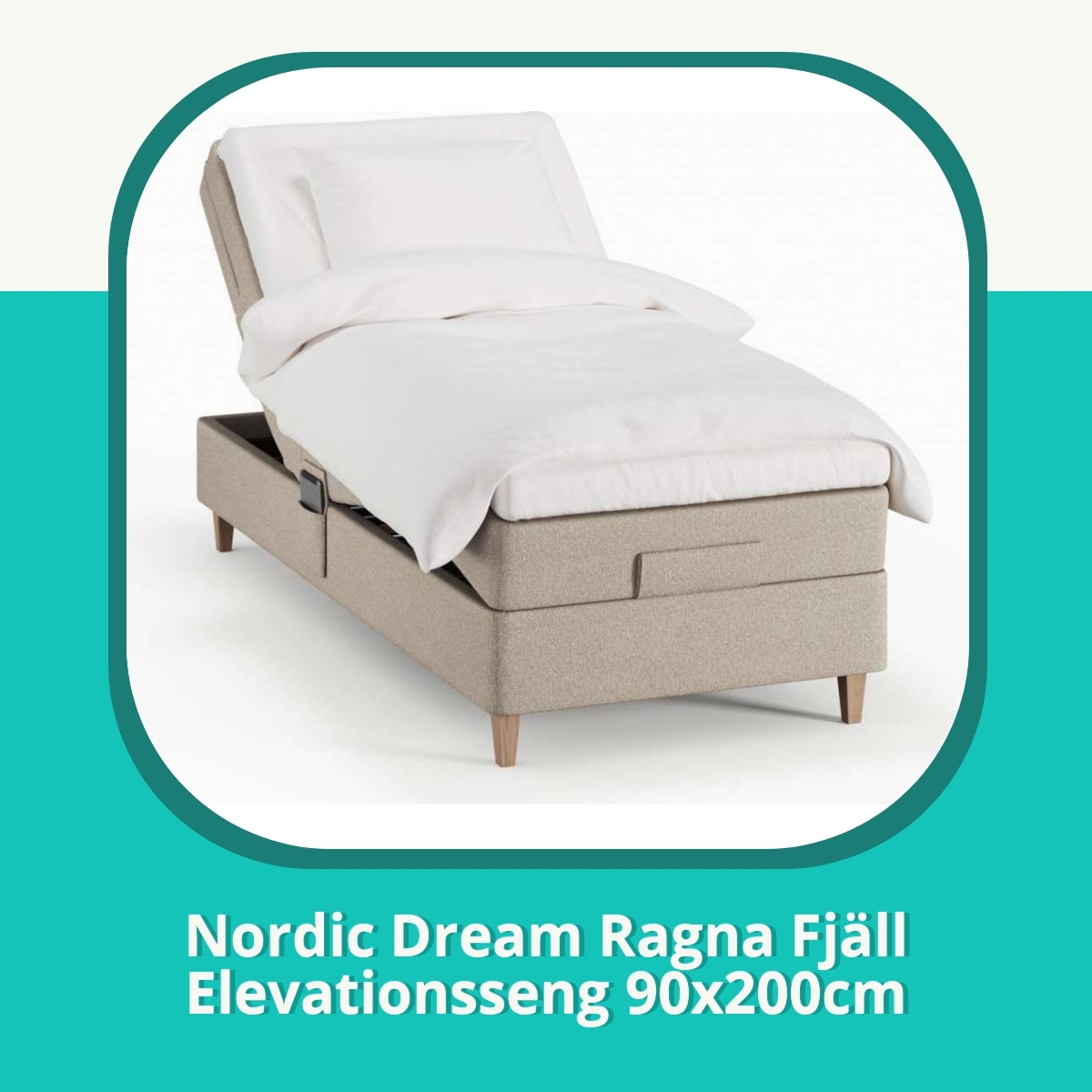 Anmeldelse af Nordic Dream Ragna Fjäll Elevationsseng 90x200cm
