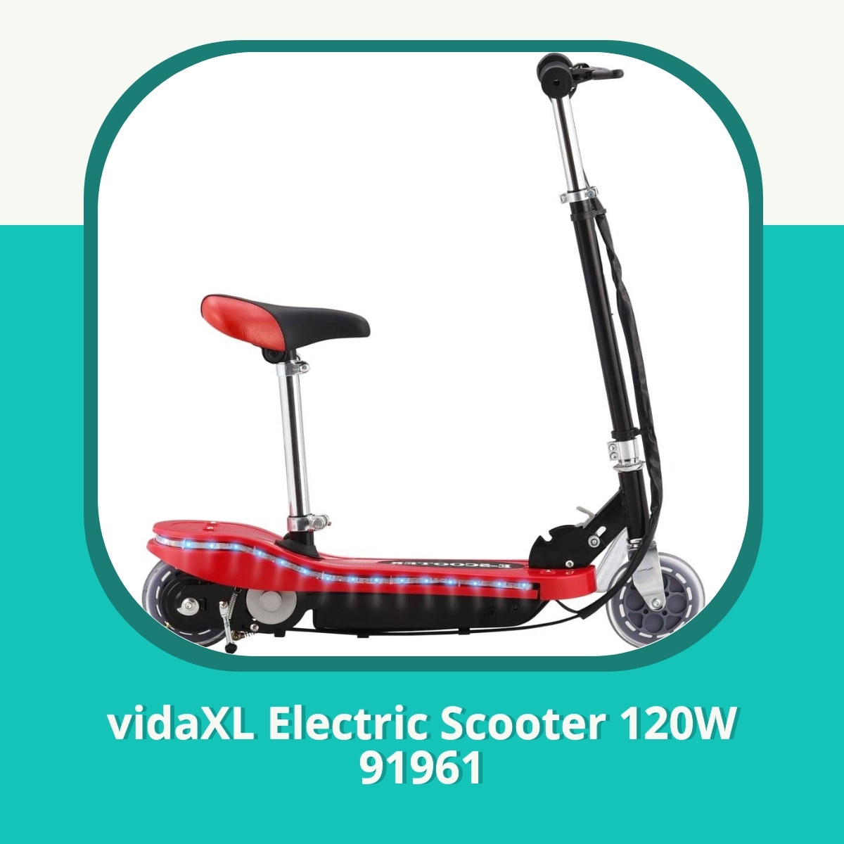 Anmeldelse af vidaXL Electric Scooter 120W 91961
