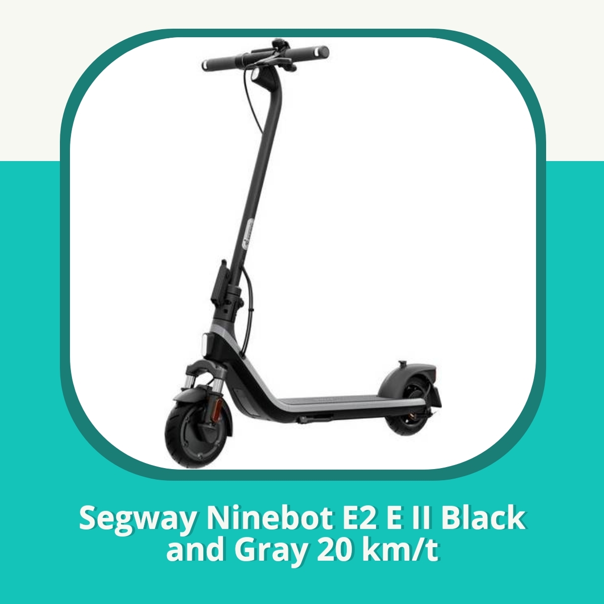 Recension af Segway Ninebot E2 E II Black and Gray 20 km/t