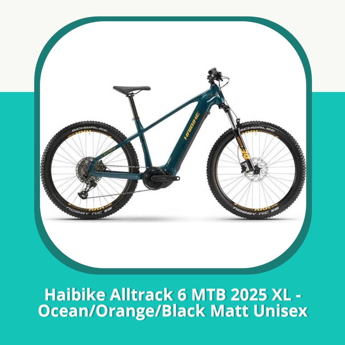 Anmeldelse af Haibike Alltrack 6 MTB 2025 XL - Ocean/Orange/Black Matt Unisex
