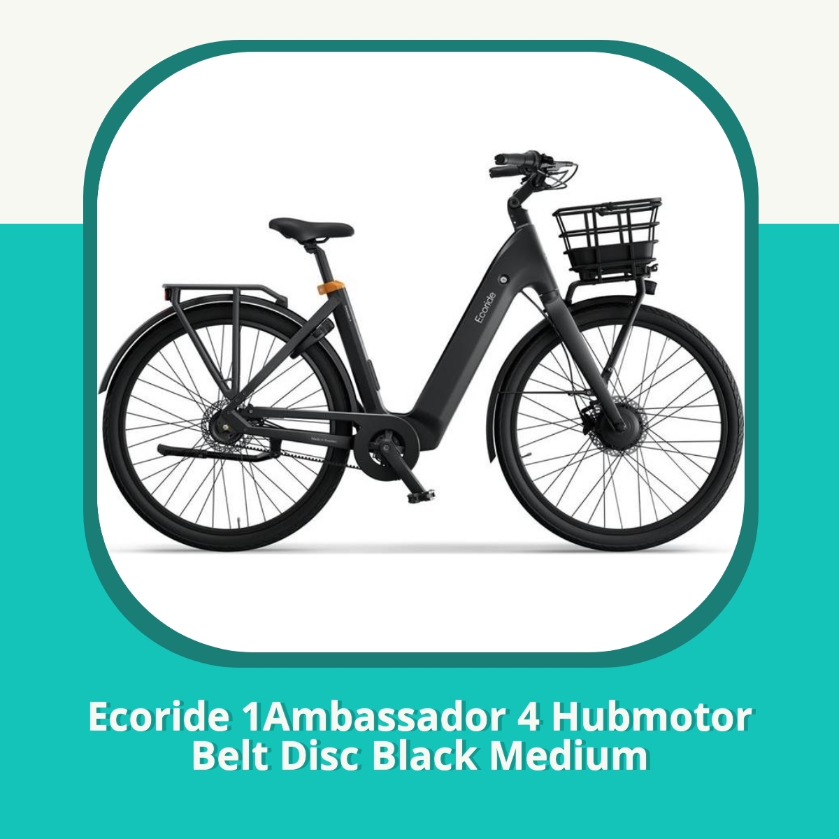 Anmeldelse af Ecoride 1Ambassador 4 Hubmotor Belt Disc Black Medium