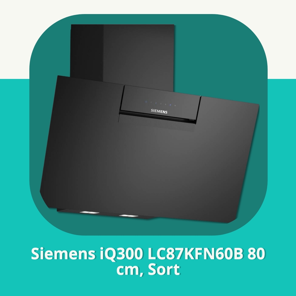 Anmeldelse af Siemens iQ300 LC87KFN60B 80 cm, Sort