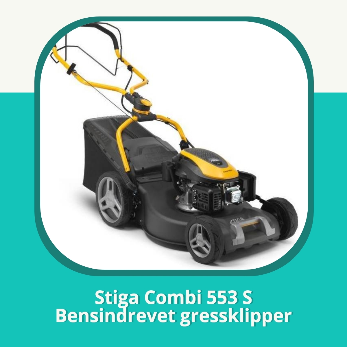 Anmeldelse af Stiga Combi 553 S Bensindrevet gressklipper