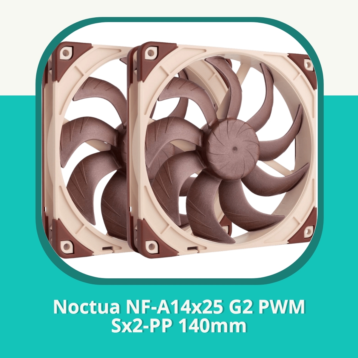 Anmeldelse af Noctua NF-A14x25 G2 PWM Sx2-PP 140mm