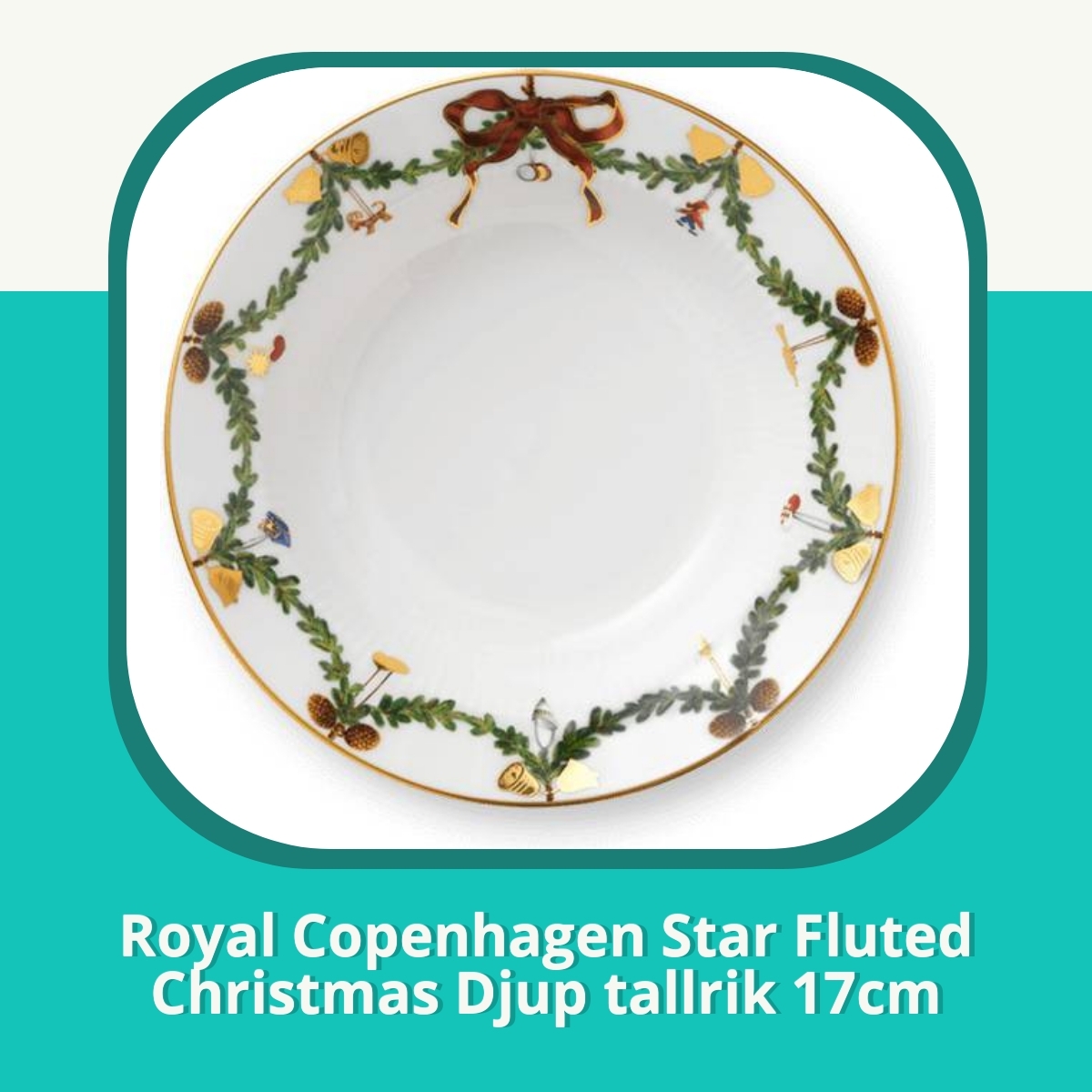 Recension af Royal Copenhagen Star Fluted Christmas Djup tallrik 17cm