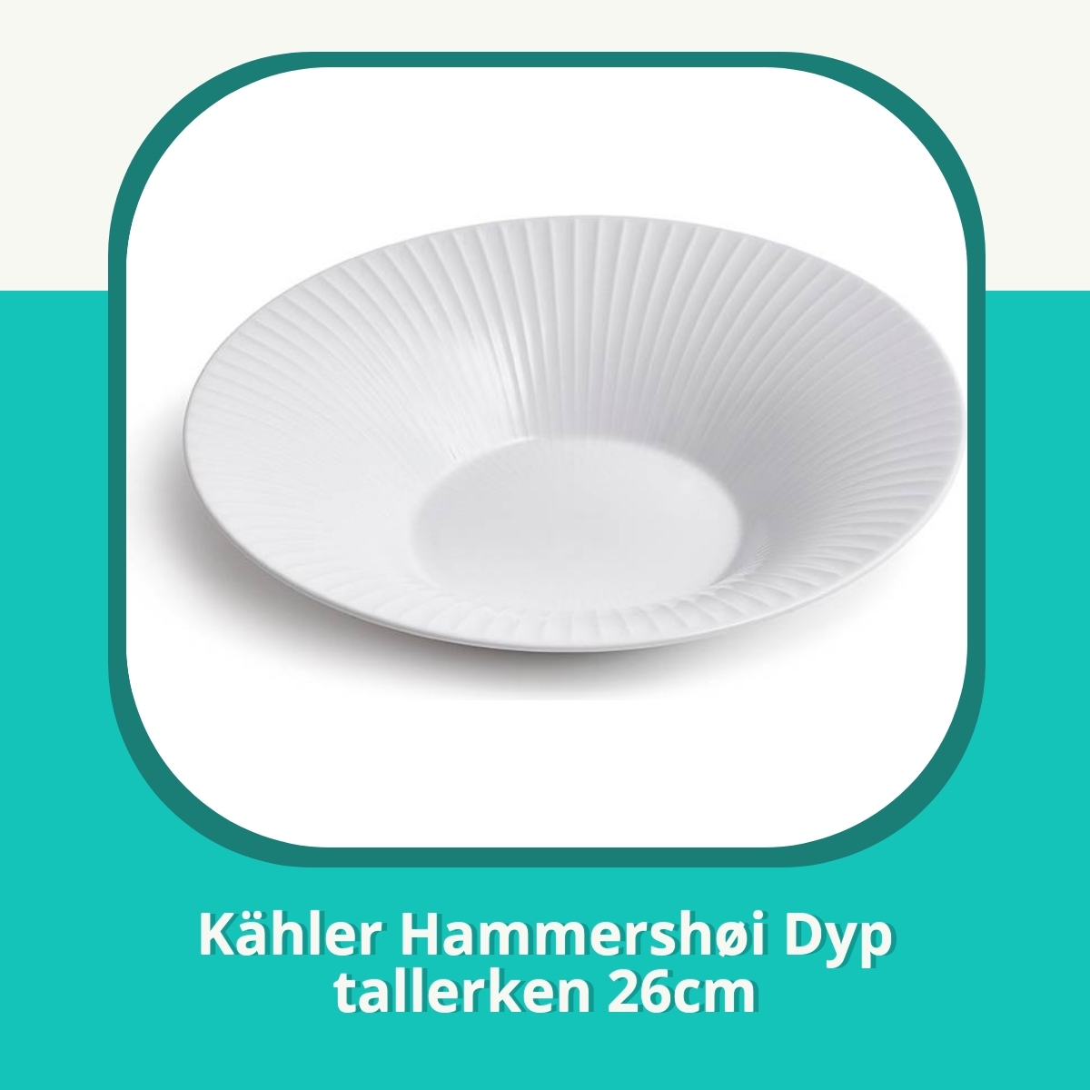 Anmeldelse af Kähler Hammershøi Dyp tallerken 26cm