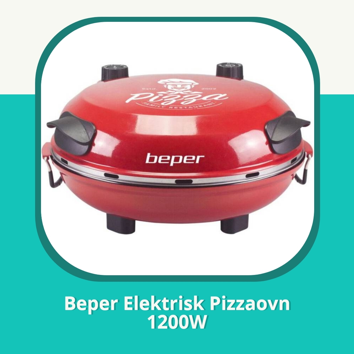 Anmeldelse af Beper Elektrisk Pizzaovn 1200W