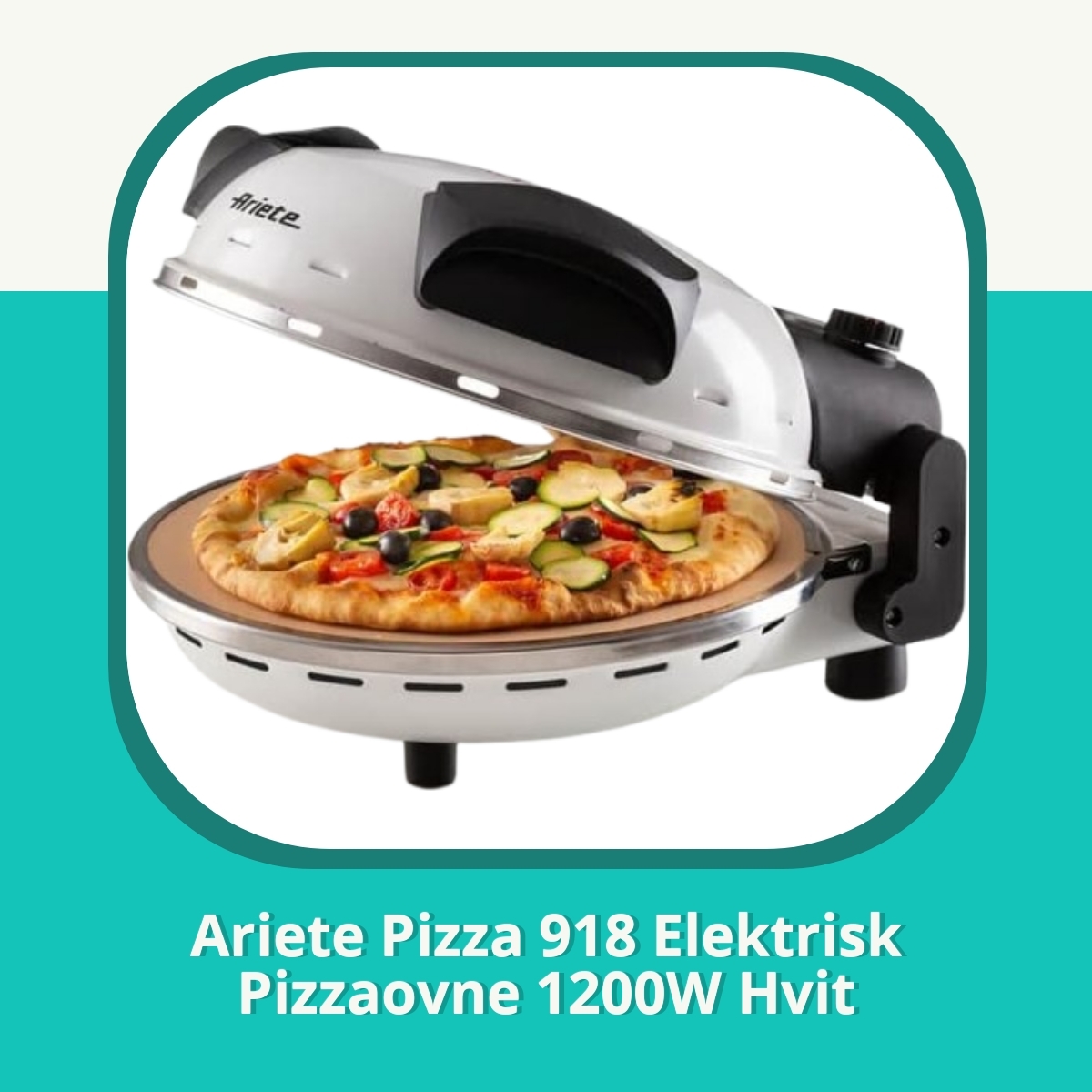 Anmeldelse Ariete Pizza 918 Elektrisk Pizzaovne 1200W Hvit