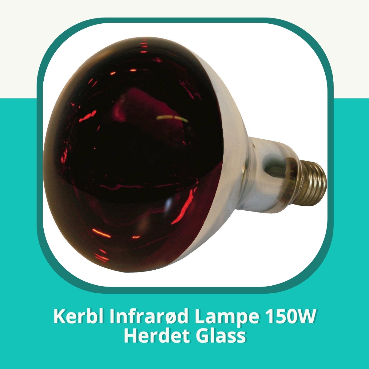 Anmeldelse af Kerbl Infrarød Lampe 150W Herdet Glass