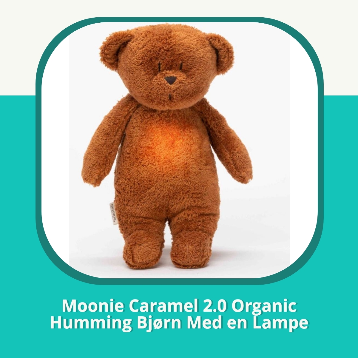 Anmeldelse af Moonie Caramel 2.0 Organic Humming Bjørn Med en Lampe
