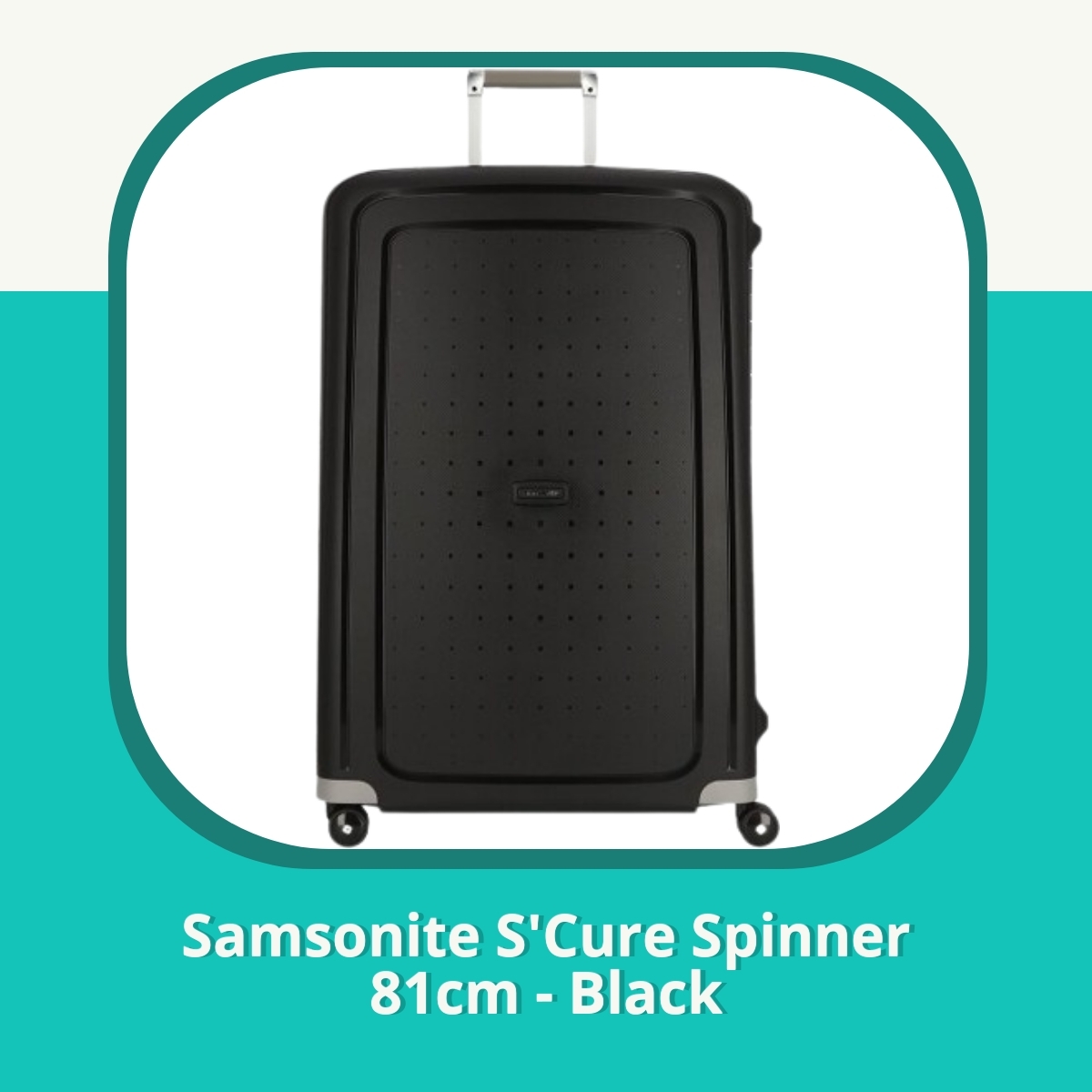 Anmeldelse af Samsonite S'Cure Spinner 81cm - Black