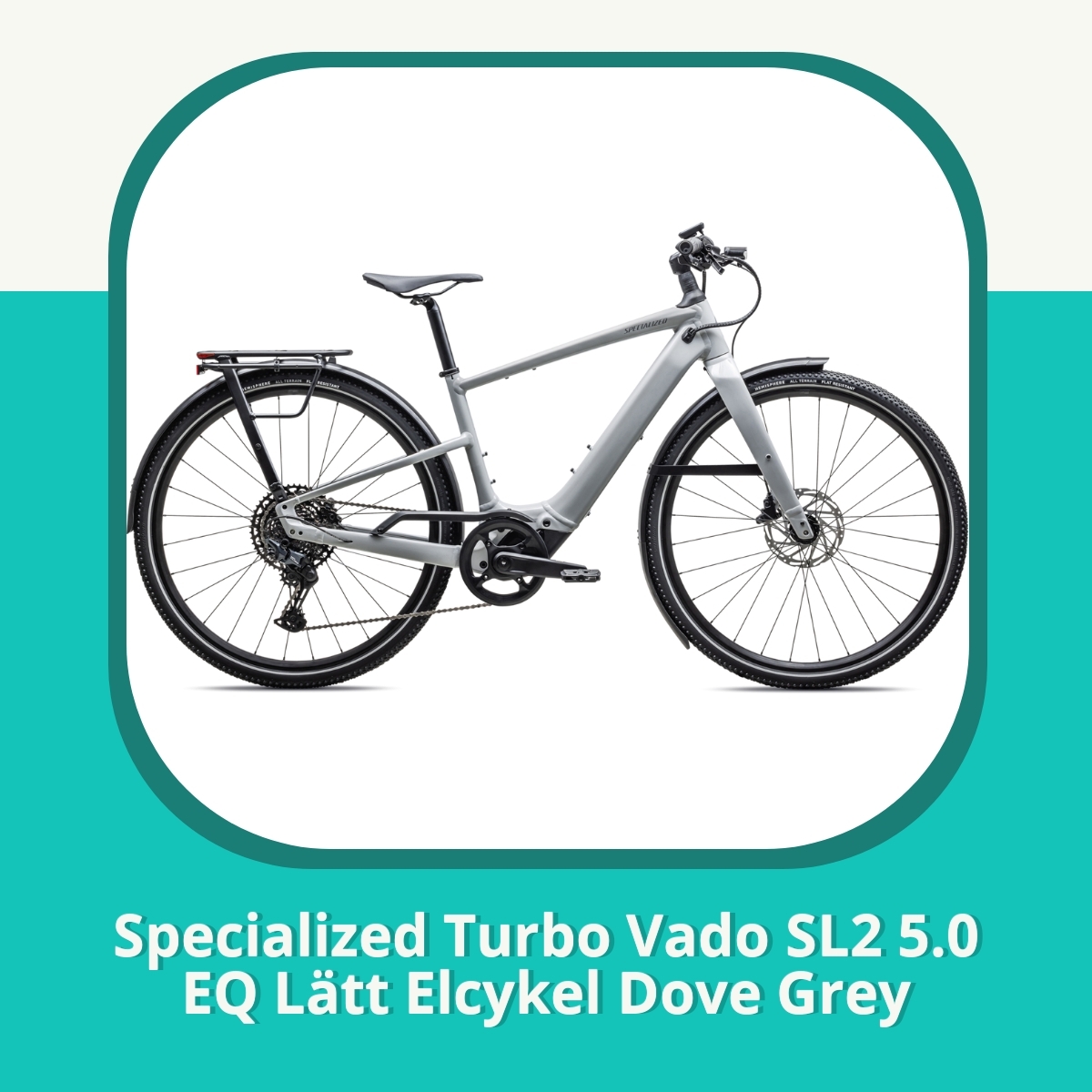 Recension af Specialized Turbo Vado SL2 5.0 EQ Lätt Elcykel Dove Grey