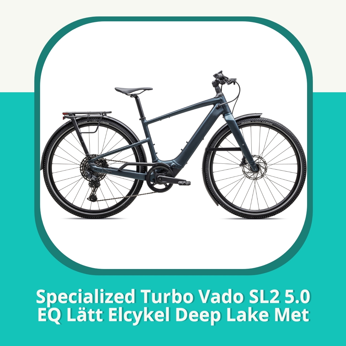 Recension af Specialized Turbo Vado SL2 5.0 EQ Lätt Elcykel Deep Lake Met