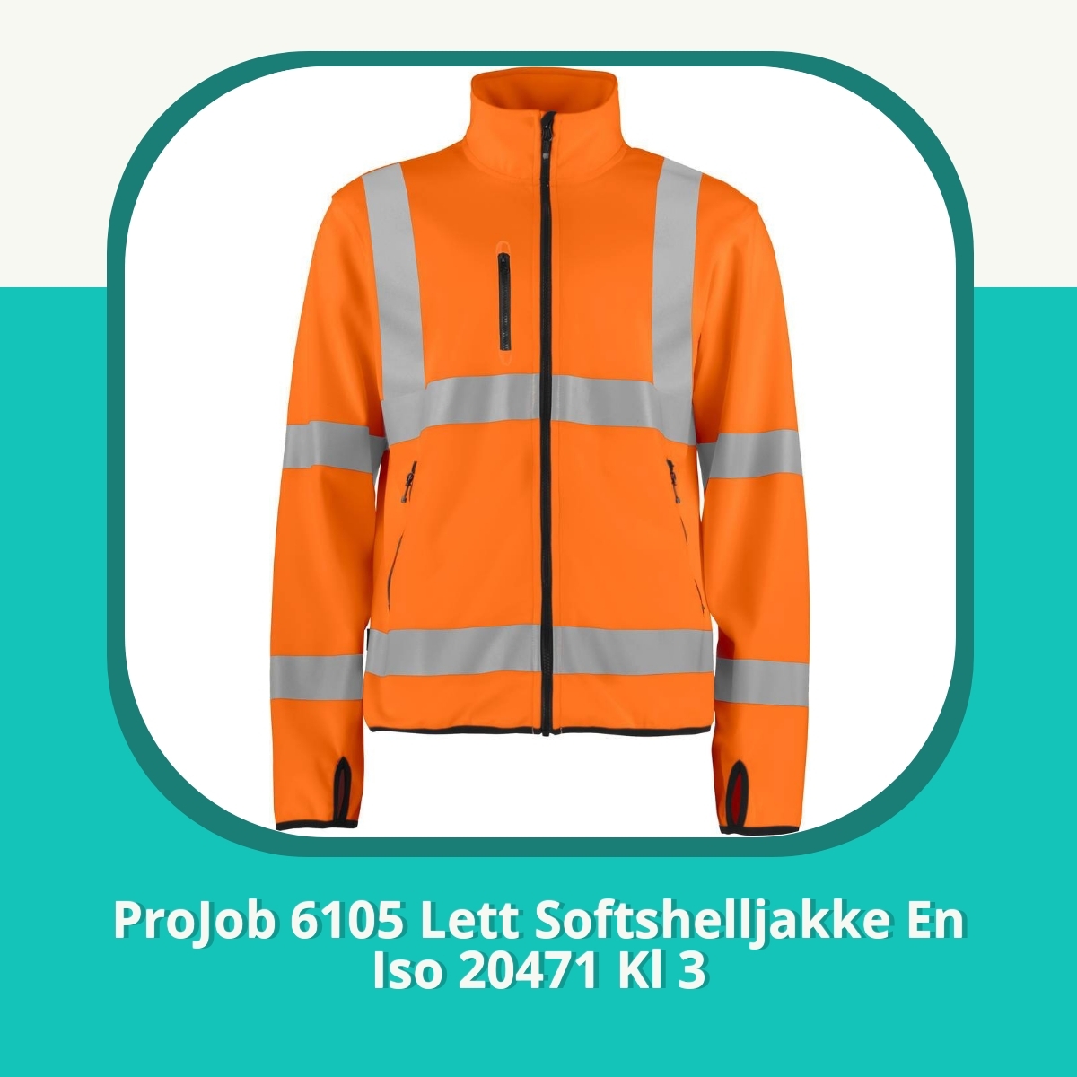 Anmeldelse af ProJob 6105 Lett Softshelljakke En Iso 20471 Kl 3