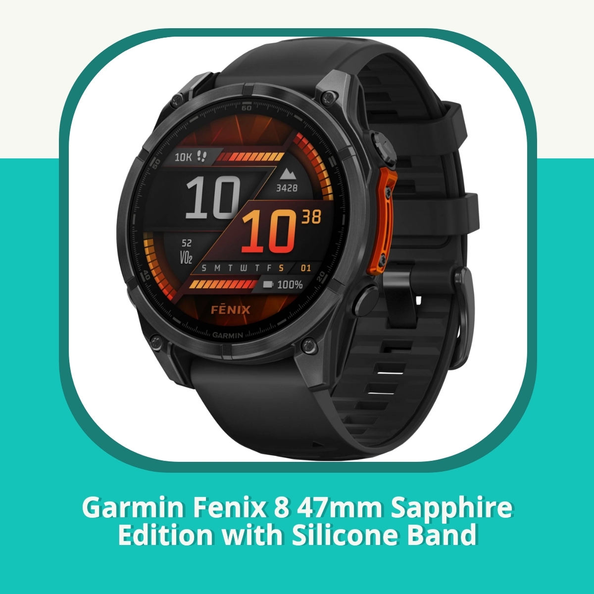 Recension af Garmin Fenix 8 47mm Sapphire Edition with Silicone Band