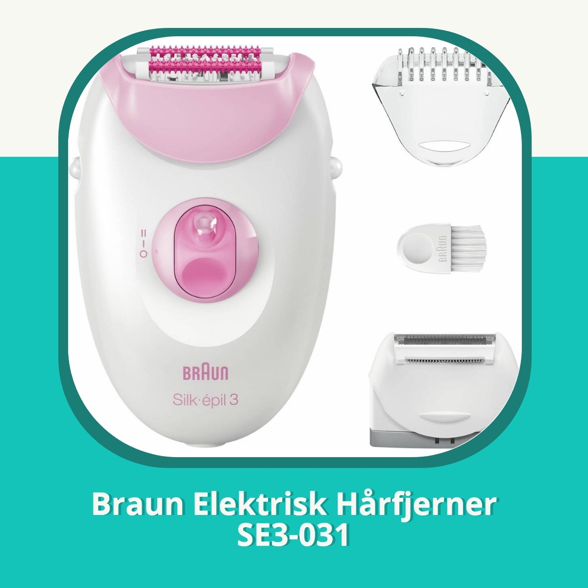 Anmeldelse af Braun Elektrisk Hårfjerner SE3-031