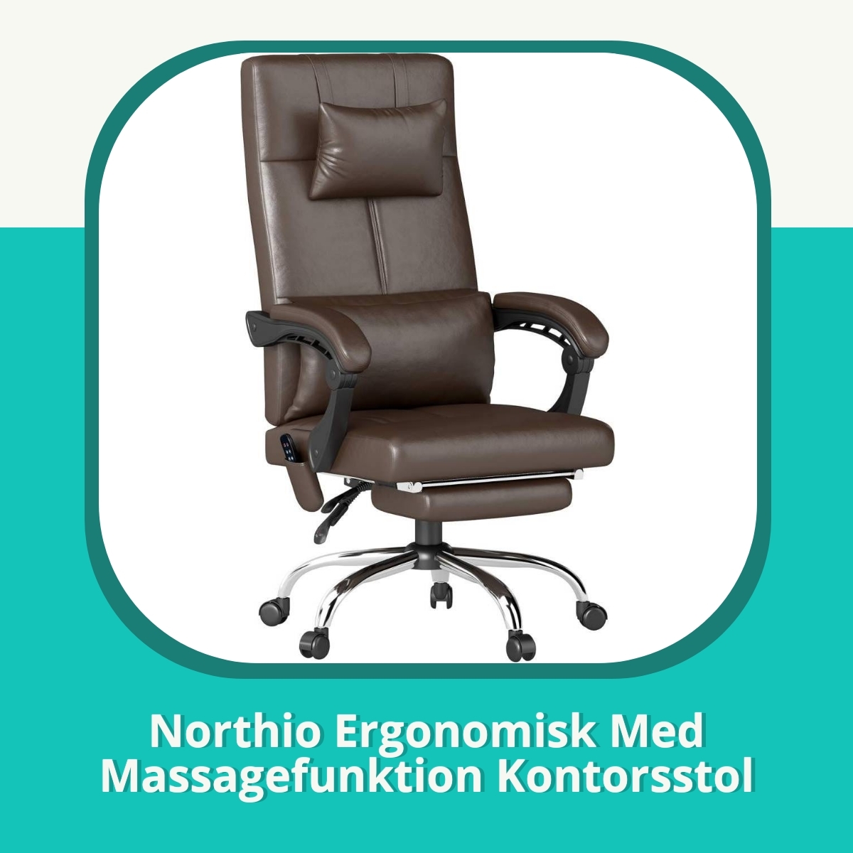 Recension af Northio Ergonomisk Med Massagefunktion Kontorsstol