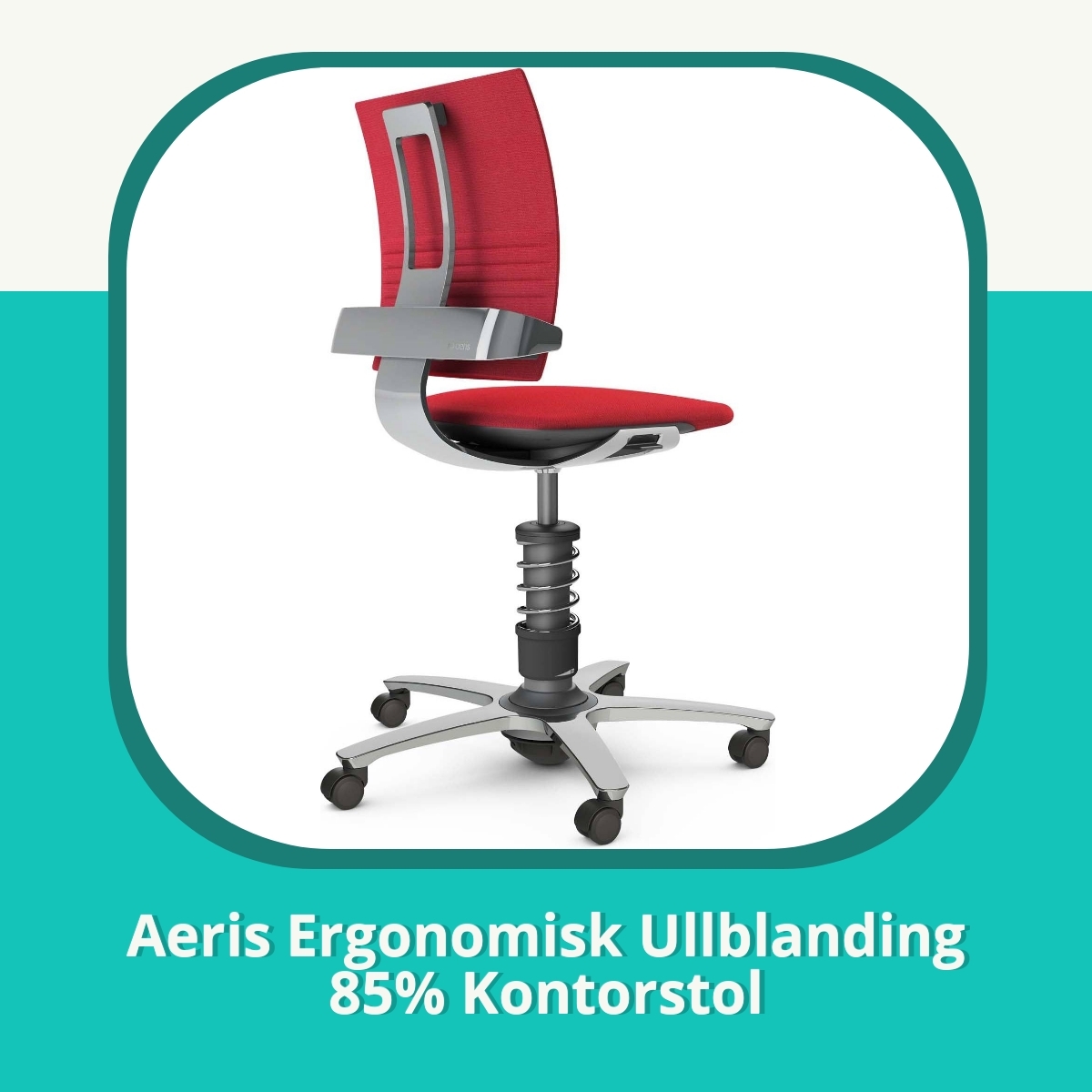 Anmeldelse af Aeris Ergonomisk Ullblanding 85% Kontorstol