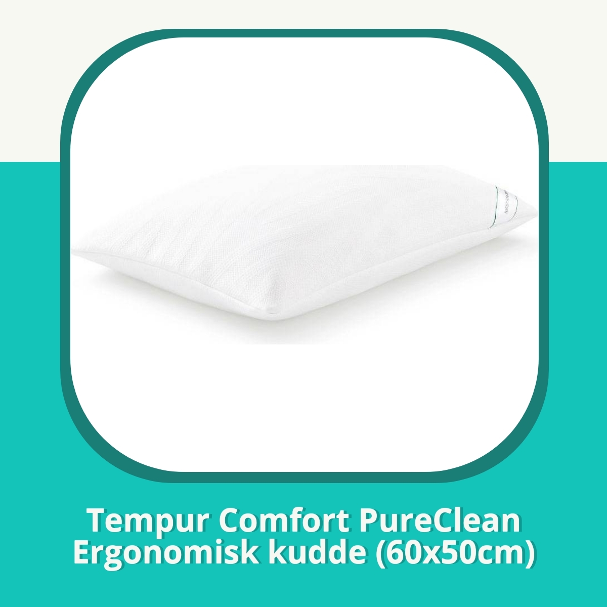 Recension af Tempur Comfort PureClean Ergonomisk kudde (60x50cm)